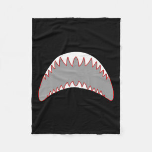 Shark Mouth Jaw Lazy Easy Costume For Halloween Pa Fleece Blanket