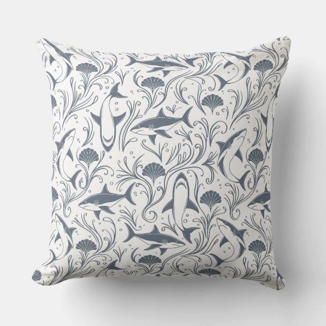 Shark Nouveau  Cushion (Front)