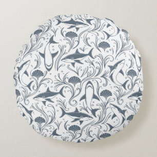 Shark Nouveau  Round Cushion