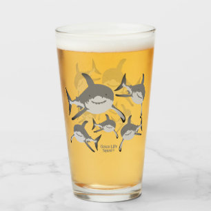 Shark - Ocean Life Squad® Glass