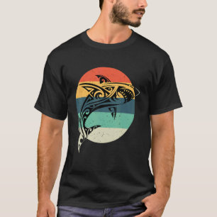 Shark Ocean 's Vacation Retro Throwback Vintage T-Shirt