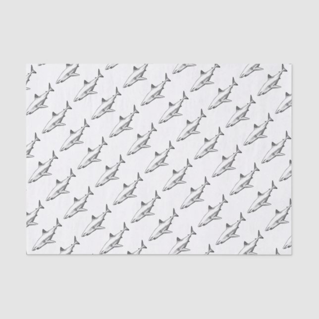 Shark Office Home Personalise Destiny Destiny'S Tissue Paper (Front)