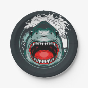 Shark Paper Plate