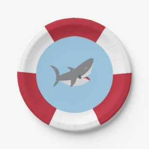 Shark Paper Plates