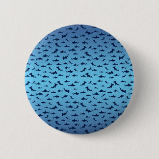 Shark PAttern 6 Cm Round Badge