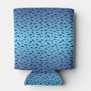 Shark PAttern Can Cooler