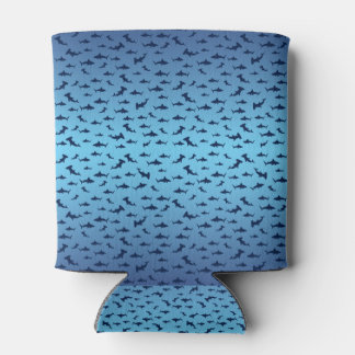 Shark PAttern Can Cooler