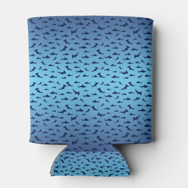 Shark PAttern Can Cooler (Back)