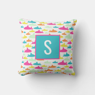 Shark Pattern Cushion