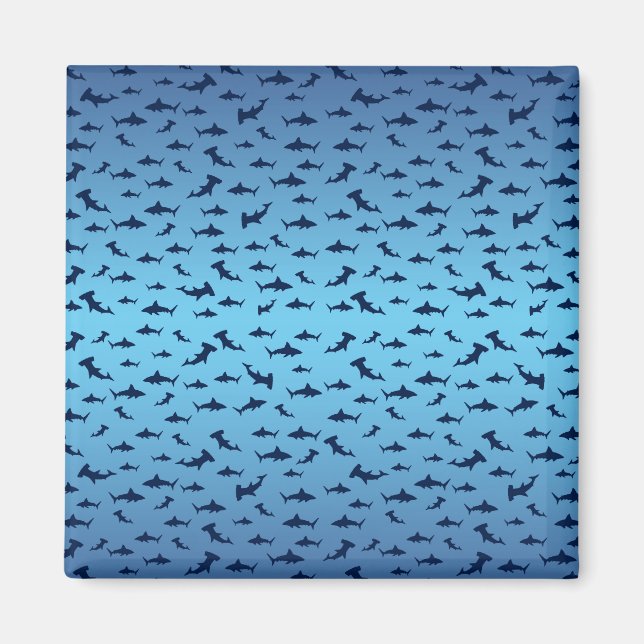 Shark PAttern Magnet (Front)