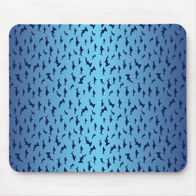 Shark PAttern Mouse Mat (Front)