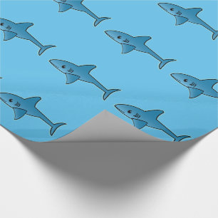 Shark Pattern - Wrapping Paper, 30" x 6' Wrapping Paper