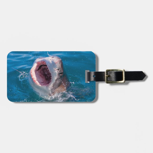 Shark Photo Luggage Tag (Front Horizontal)