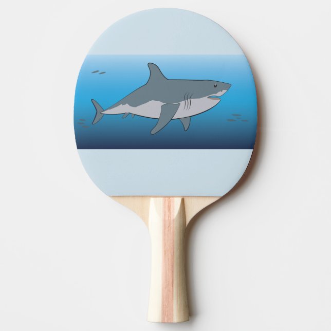shark ping pong paddle (Front)