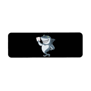 Shark Poker Player - Funny Shark Gifts