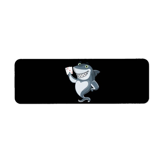 Shark Poker Player - Funny Shark Gifts (Front)