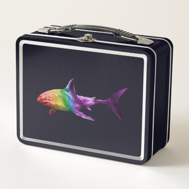 Shark Pride Metal Lunch Box (Front)