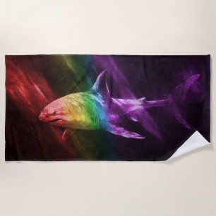 Shark Pride Solo Beach Towel
