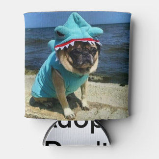 Shark Pug Can Cooler