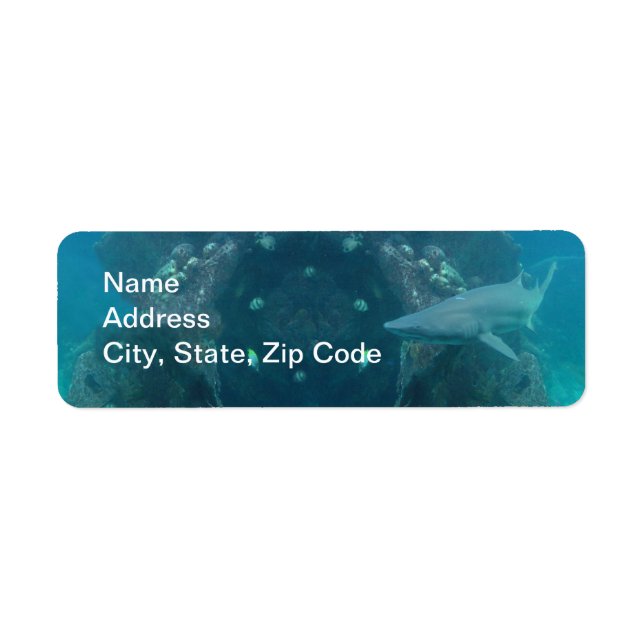 Shark Return Address Label (Front)