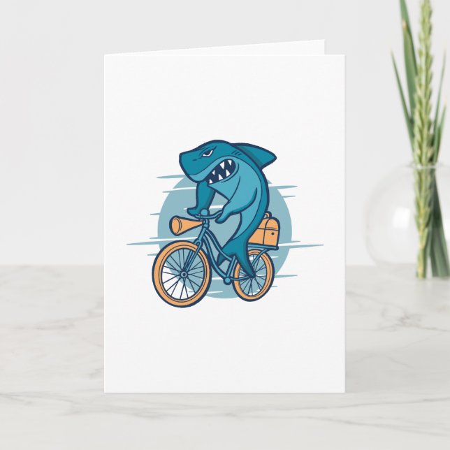 SHARK RIDING BIKE CARD (Front)