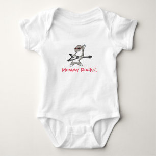 Shark Rock Star pt.2 Baby Bodysuit