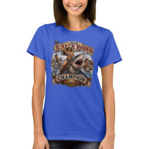 Shark Rodeo Champion Patriotic Cowgirl 