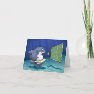 Shark School Note Card