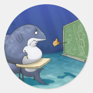 Shark School Stickers