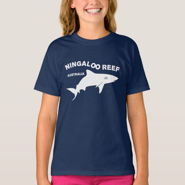 Shark Scuba Diving In Australia, Ningaloo Reef T-Shirt (Front)