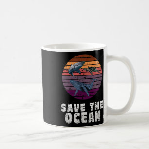 Shark, Sea Turtle, Whale, Environmental Protection Coffee Mug