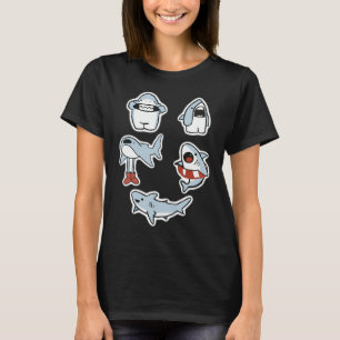Shark set digital design T-Shirt