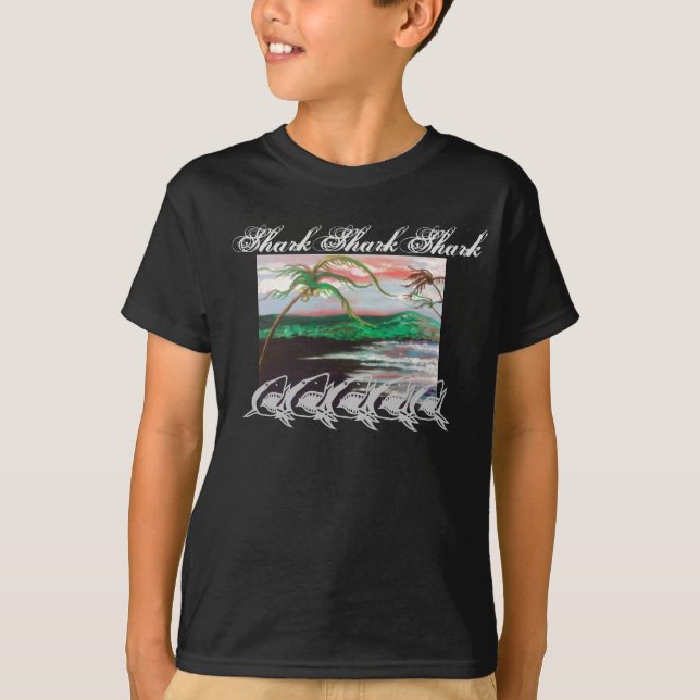Shark Shark Shark T-Shirt (Front)