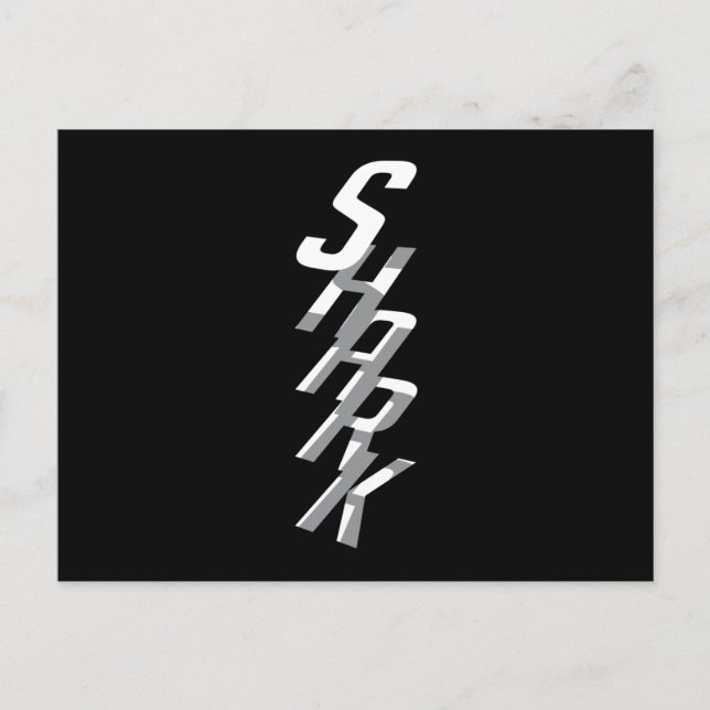 Shark Sharks Fin Fish Ocean Sea Funny Gift Idea Postcard (Front)