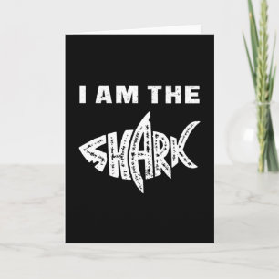 Shark Sharks Fin Ocean Fish Sea Funny Gift Idea Card