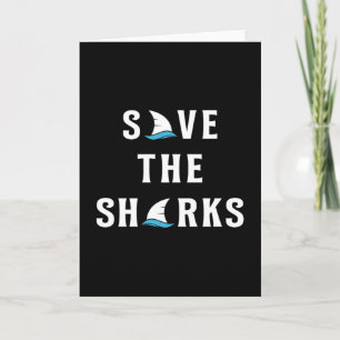 Shark Sharks Ocean Fin Fish Sea Funny Gift Idea Card