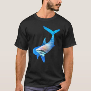 Shark Silhouette Earth Day and Ocean Week Awarenes T-Shirt