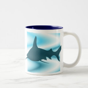 Shark silhouette Mug