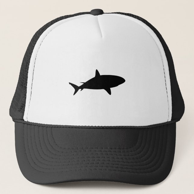 Shark Silhouette Trucker Hat (Front)