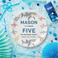 Shark Splash 5th Birthday Party | Cute Ocean Kids