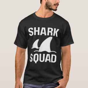 Shark Squad Matching Group Shark Fin Lover Week Aw T-Shirt