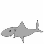 Shark! Standing Photo Sculpture<br><div class="desc">Dun dun,  dun dun,  dun dun...   It's a shark!!!</div>