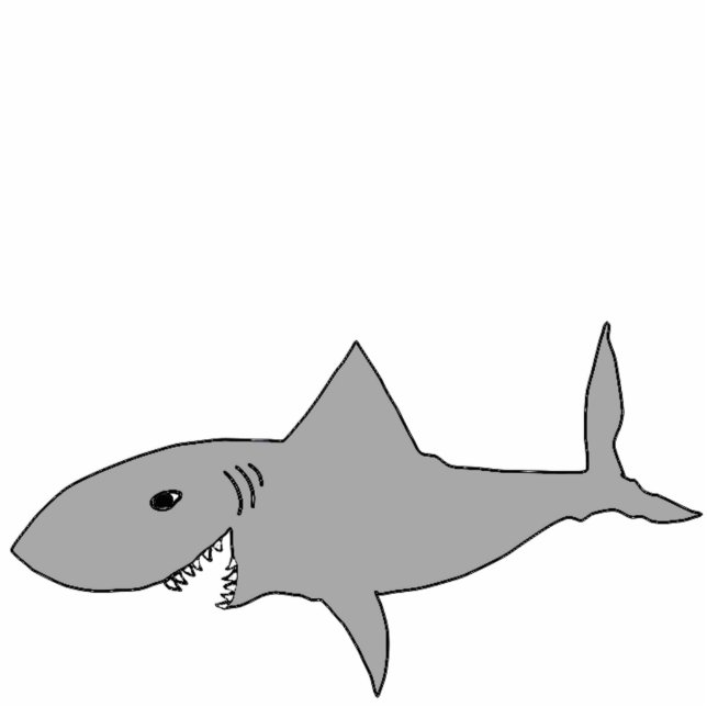 Shark! Standing Photo Sculpture (Front)