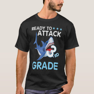 Shark Student Happy Back To School Ready To Attack T-Shirt