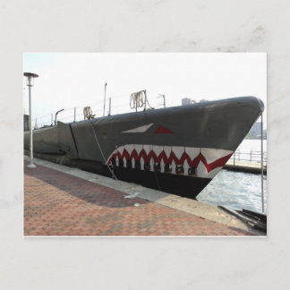 Shark Sub Postcard