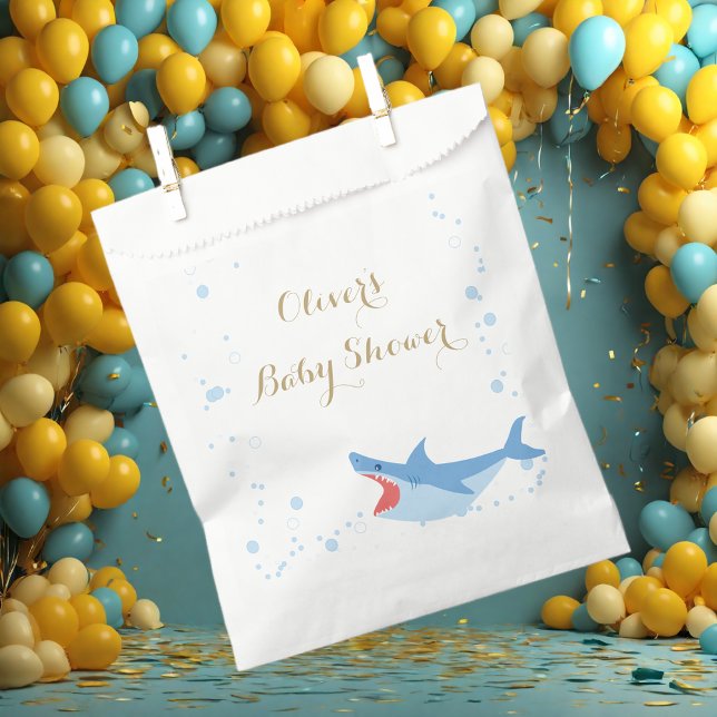 Shark Summer Boy Baby Shower  Favour Bags (Creator Uploaded)