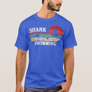 Shark Swimming, Shark Fin Swimming  T-Shirt