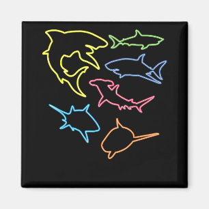 Shark Symbol - Cute Shark Lovers Gifts Magnet