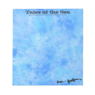 Shark Tales of the Sea Notepad