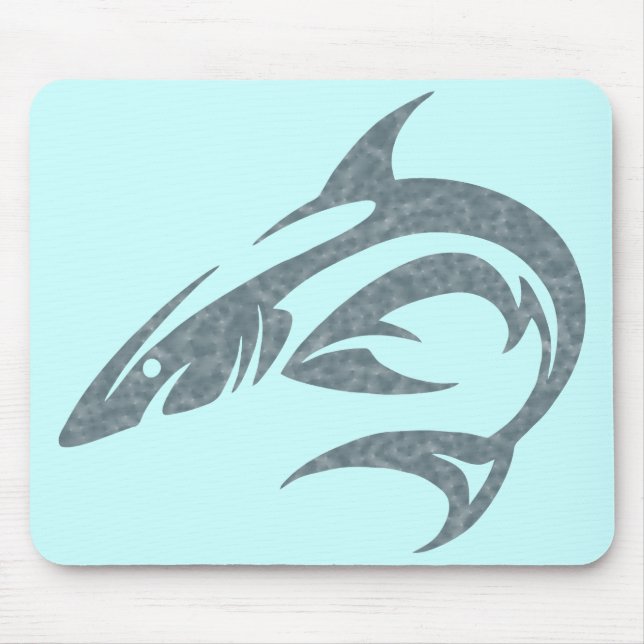 Shark Tattoo Mouse Mat (Front)